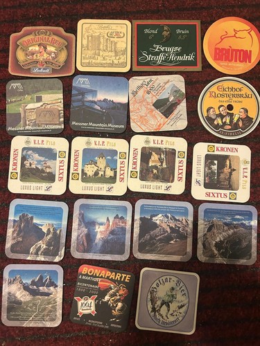 Lotto sottobicchieri birra