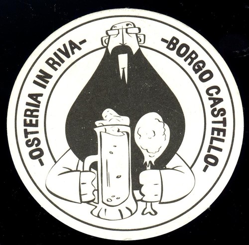 Sottobicchiere osteria riva - sottobicchiere,
