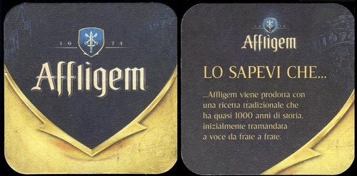 Sottobicchiere birra affligem - birra,