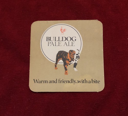 Sottobicchiere birra bulldog - sottobicchiere,