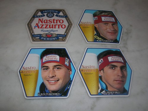 Sottobicchieri nastro azzurro - ,